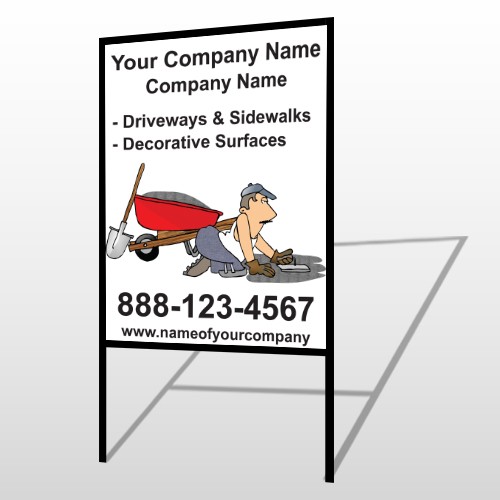 Paving 262 H-Frame Sign