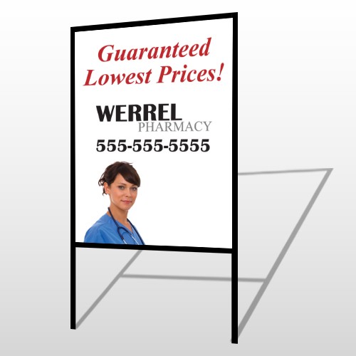 Pharmacist 104 H-Frame Sign
