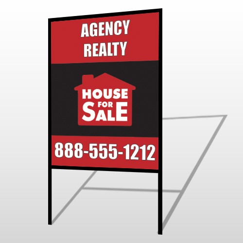 Red House Sale 254 H-Frame Sign