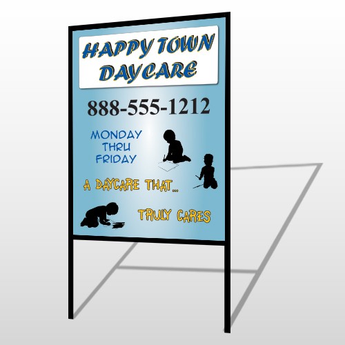 True Happy Care 182 H Frame Sign