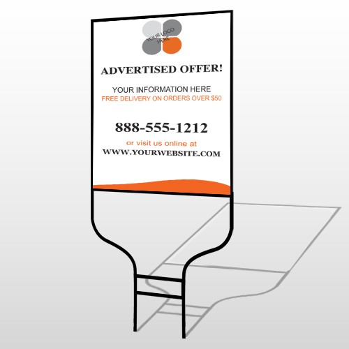 Advertised Offer 150 Round Rod Sign