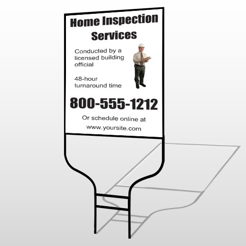 Inspection 360 Round Rod Sign