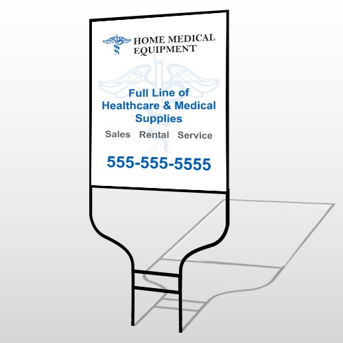 Medical Symbol 99 Round Rod Sign