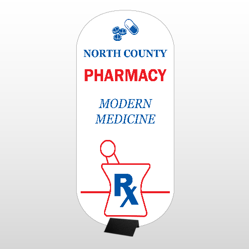Pharmacy 101 Stand Up Display