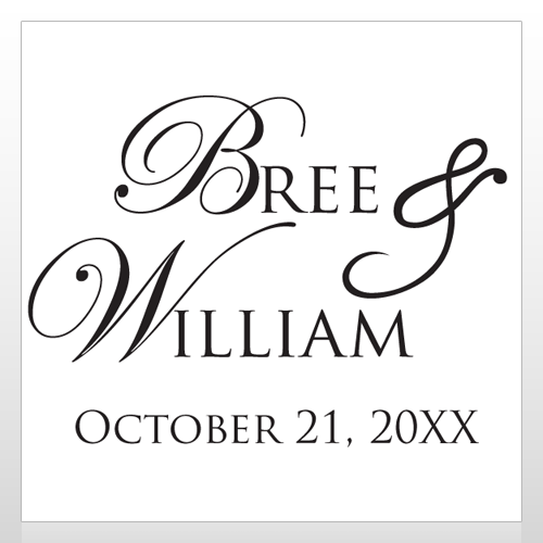 Wedding 15 Floor Decal