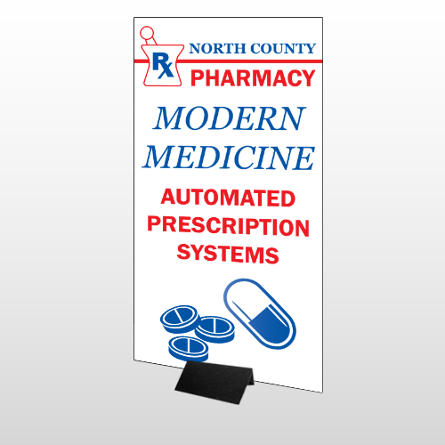 Pharmacy 101 Stand Up Display