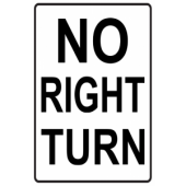 No Right Turn