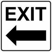 Exit Left - Square