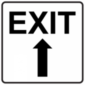 Exit Up - Square