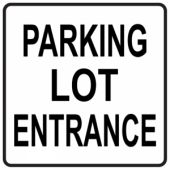 Parking Lot Entrance - Square