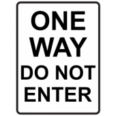 One Way Do Not Enter