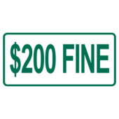 $200 Fine