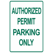 Authorized Permit Parking Only