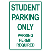Student Parking Only