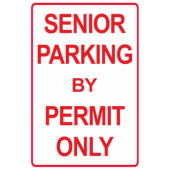 Senior Parking Permit Only