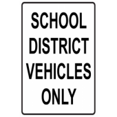 School District Vehicles Only