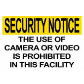 Camera/Video Prohibited