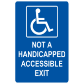 Not a handicap Accessible Exit