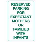 Reserved Parking - Pregnant/Infants
