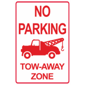 No Parking - Tow Away Zone