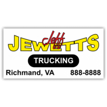 Jeff Jewett Trucking Company Magnetic Sign - Magnetic Sign