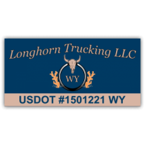 Longhorn Trucking Magnetic Sign - Magnetic Sign