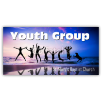 St. Mary's Baptist Church Youth Group Vinyl Banner