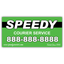 Speedy Courier Service Magnetic Sign - Magnetic Sign