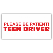 Teen Driver Please Be Patient Magnetic Sign - Magnetic Sign