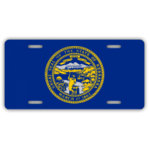 Nebraska State Flag License Plate