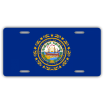 New Hampshire State Flag License Plate
