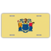 New Jersey State Flag License Plate