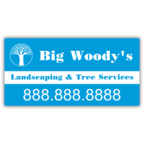 Big Woody's Landscaping Company Magnetic Sign - Magnetic Sign