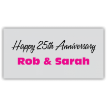 Happy 25th Anniversary Rob & Sarah