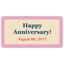 Happy Anniversary! August 8th, 2013