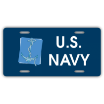 US Navy License Plate