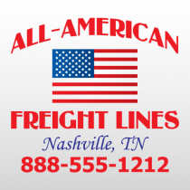 American 322 Truck Lettering