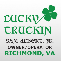 Lucky 331 Truck Lettering