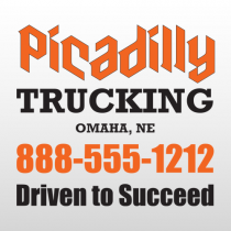 Picadilly 321 Truck Lettering