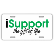 iSupport the Gift of Life License Plate