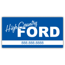 High Country Ford Vinyl Banner
