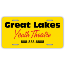 Great Lakes Your Theatre License Plate