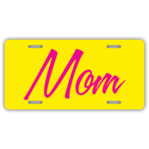 Mom License Plate