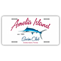 Amelia Island Swim Club License Plate