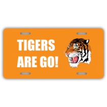 Tigers Are Go License Plate