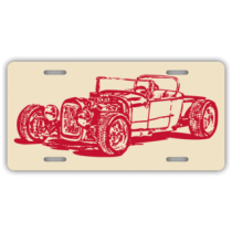 Hot Rod License Plate