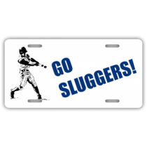 Go Sluggers License Plate
