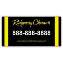 Ridgeway Cleaners Vinyl Banner