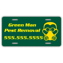 Pest Removal Company License Plate
