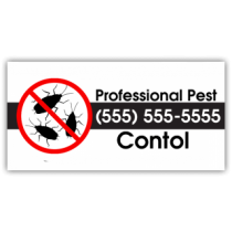 Pest Control Company Magnetic Sign - Professional Pest Control - Magnetic Sign
